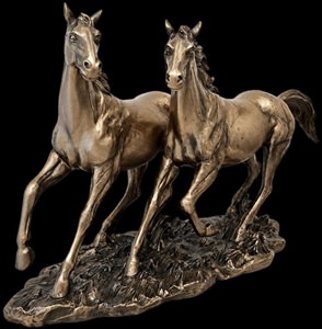 Heste figur bronze